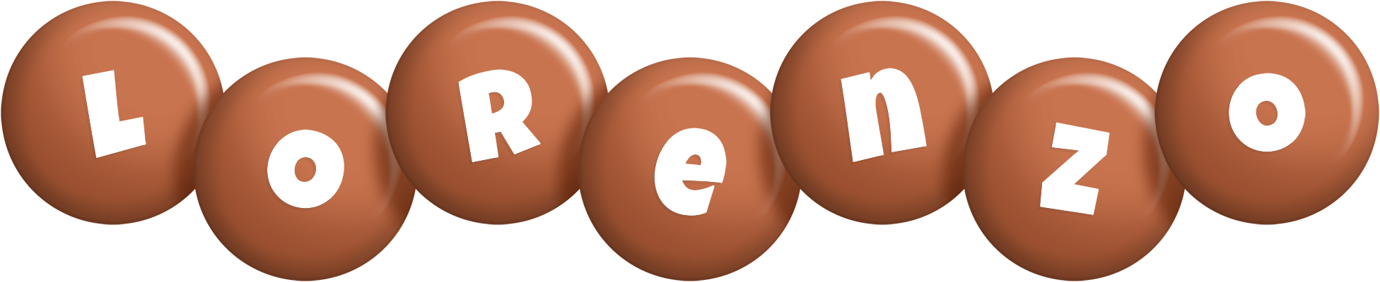 Lorenzo candy-brown logo