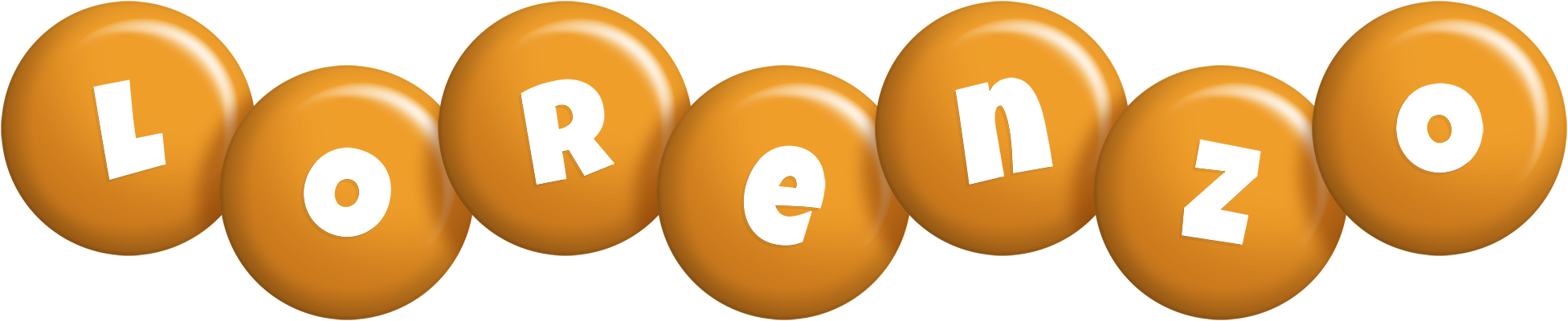 Lorenzo candy-orange logo