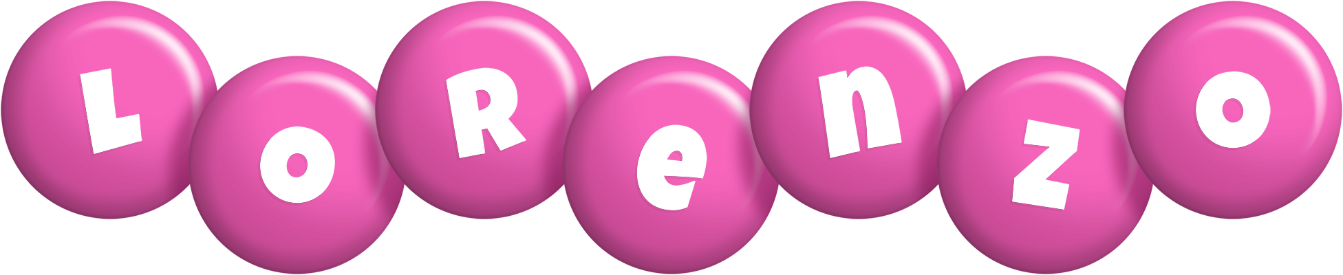 Lorenzo candy-pink logo