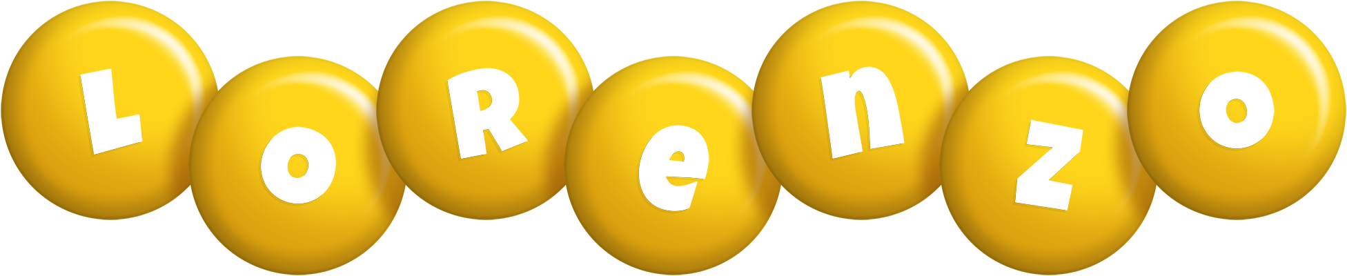 Lorenzo candy-yellow logo