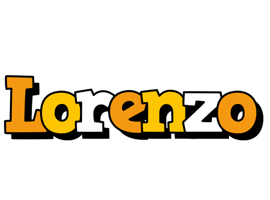 Lorenzo cartoon logo
