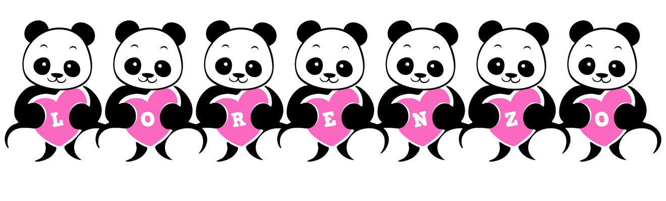 Lorenzo love-panda logo