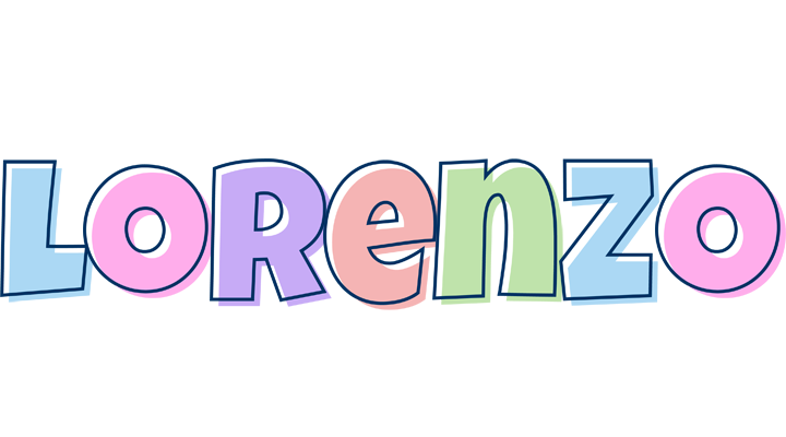 Lorenzo pastel logo