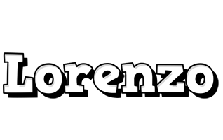 Lorenzo snowing logo
