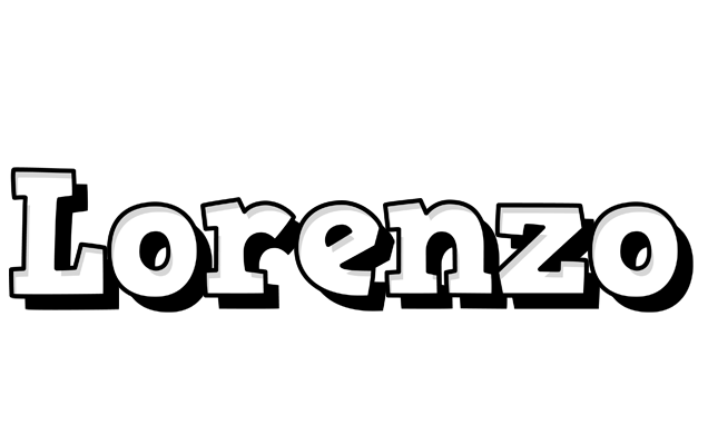 Lorenzo snowing logo