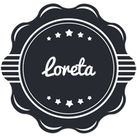 Loreta badge logo