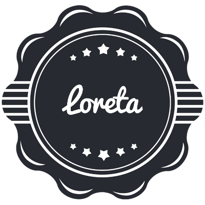 Loreta badge logo