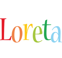 Loreta birthday logo