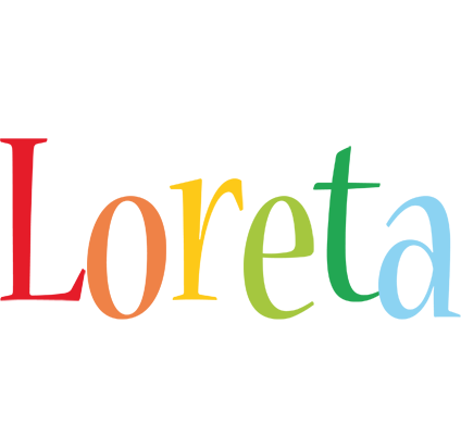 Loreta birthday logo