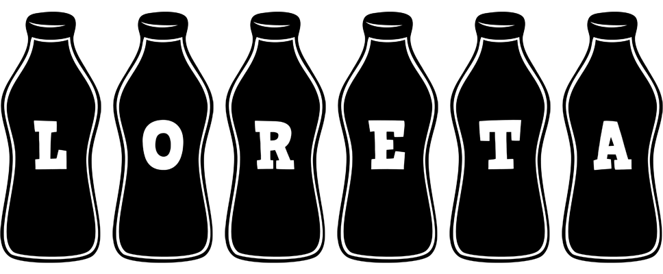 Loreta bottle logo