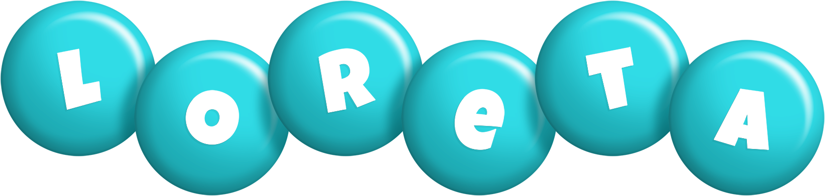 Loreta candy-azur logo