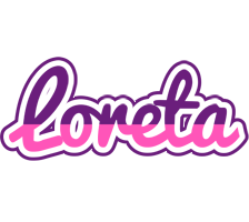 Loreta cheerful logo