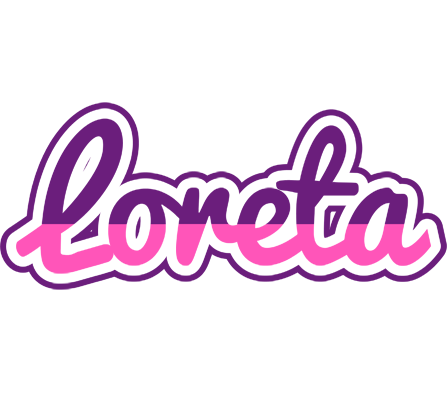 Loreta cheerful logo