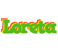 Loreta crocodile logo