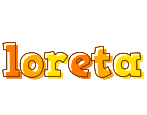 Loreta desert logo