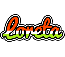 Loreta exotic logo