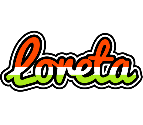 Loreta exotic logo