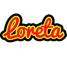 Loreta fireman logo