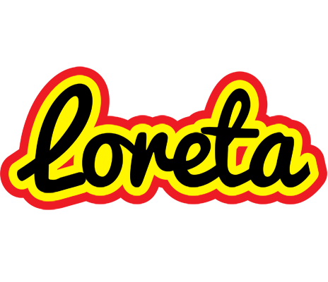 Loreta flaming logo