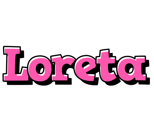 Loreta girlish logo
