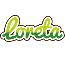 Loreta golfing logo