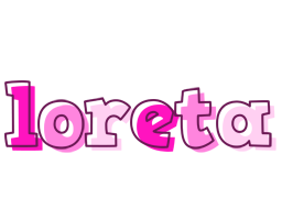 Loreta hello logo