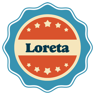 Loreta labels logo