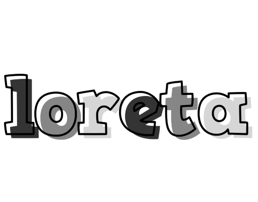 Loreta night logo