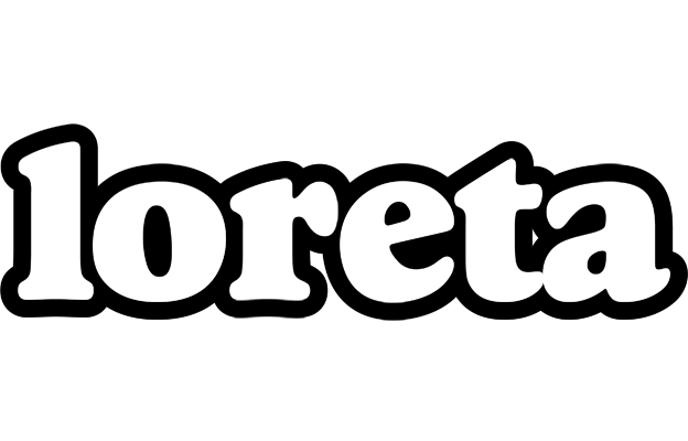 Loreta panda logo