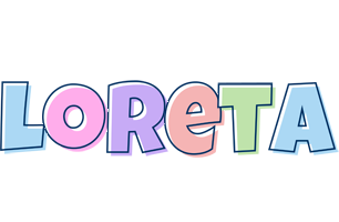 Loreta pastel logo