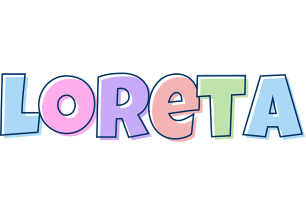 Loreta pastel logo