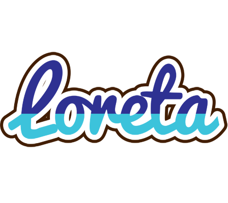 Loreta raining logo