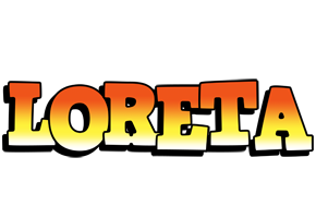 Loreta sunset logo