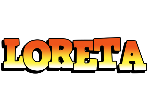 Loreta sunset logo