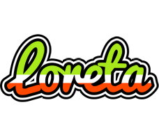 Loreta superfun logo