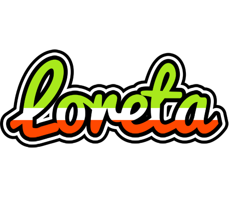 Loreta superfun logo