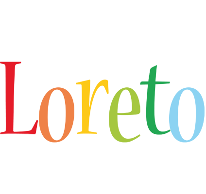 Loreto birthday logo