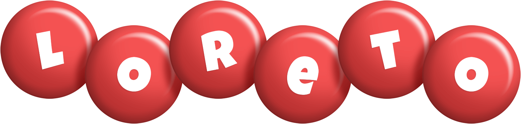 Loreto candy-red logo