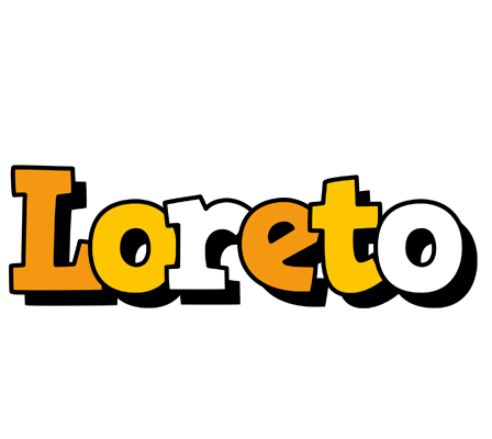 Loreto cartoon logo