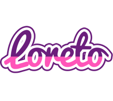 Loreto cheerful logo