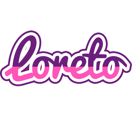 Loreto cheerful logo