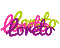 Loreto flowers logo