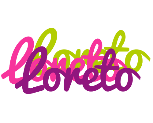 Loreto flowers logo