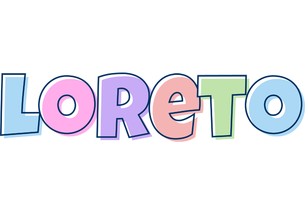 Loreto pastel logo