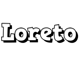 Loreto snowing logo