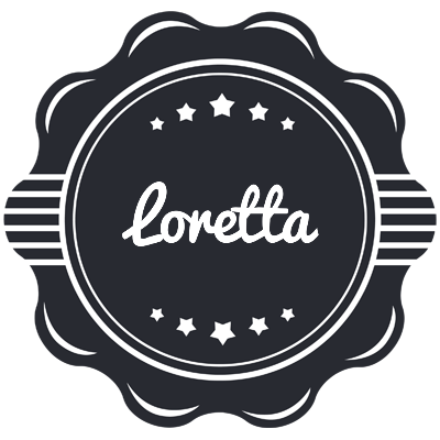 Loretta badge logo