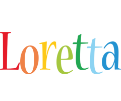 Loretta birthday logo