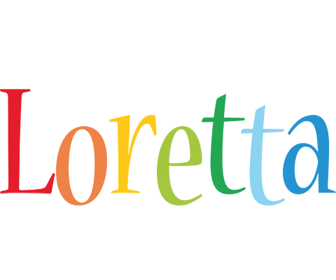 Loretta birthday logo