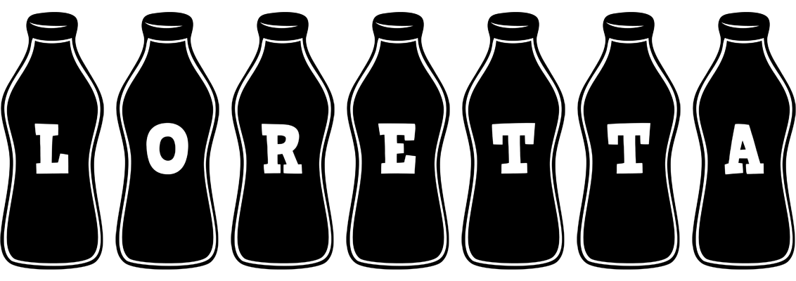 Loretta bottle logo