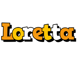 Loretta cartoon logo